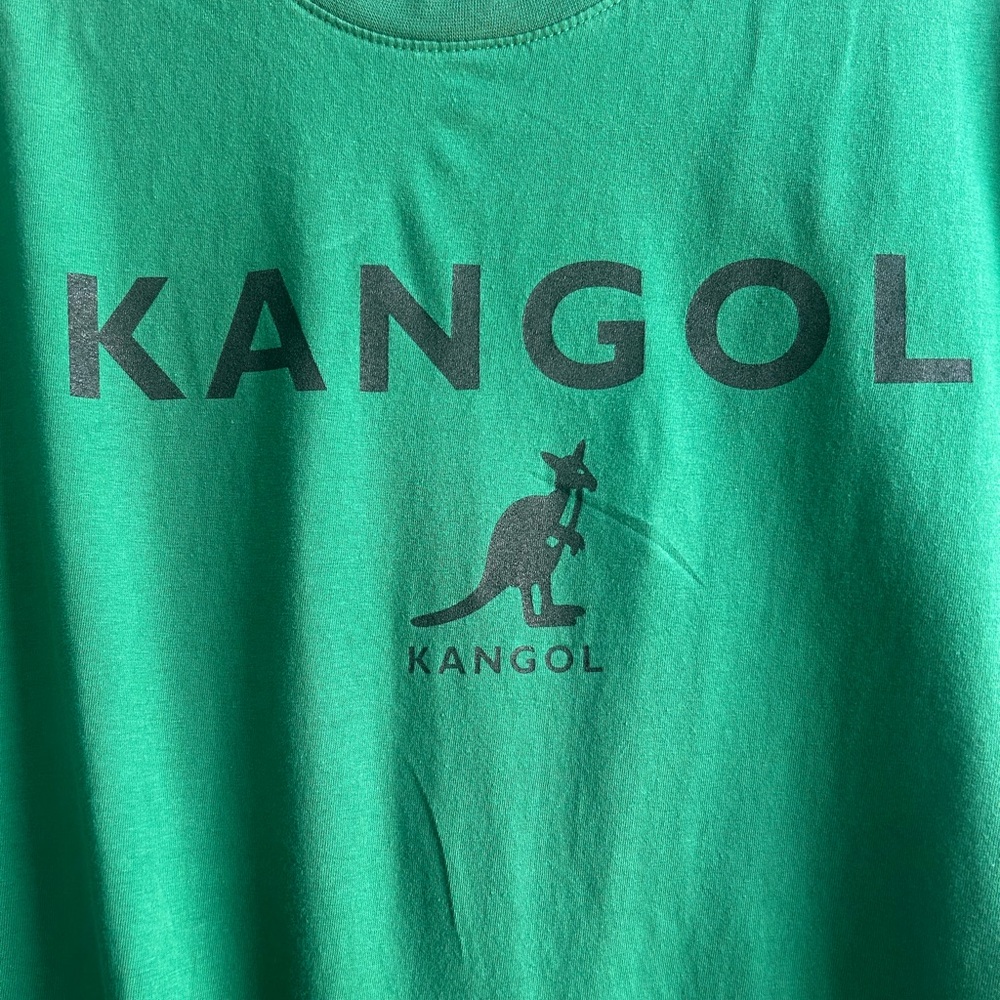 Kangol Mens XL Green Logo T-Shirt - Picture 2 of 4